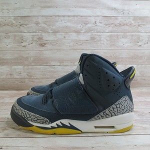 Jordan Shoes Youth 5.5Y Blue Lime Jordan Son of Mars Basketball Sneaker